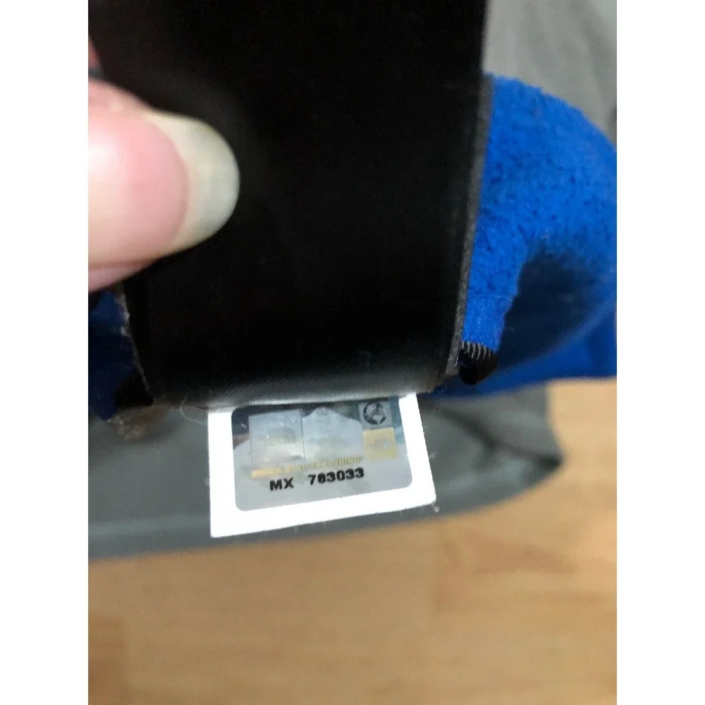 Mens THE NORTH FACE Fleece 1/4 Zip Size Large Gray And Blue Long Sleeve‎